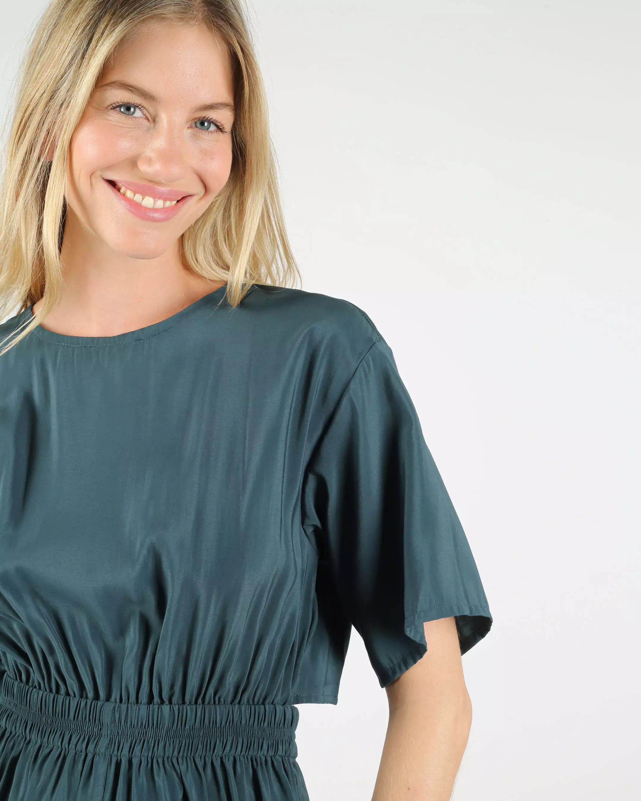 Wemoto Amalia Dark Green Jumpsuit Damen Einteiler grün